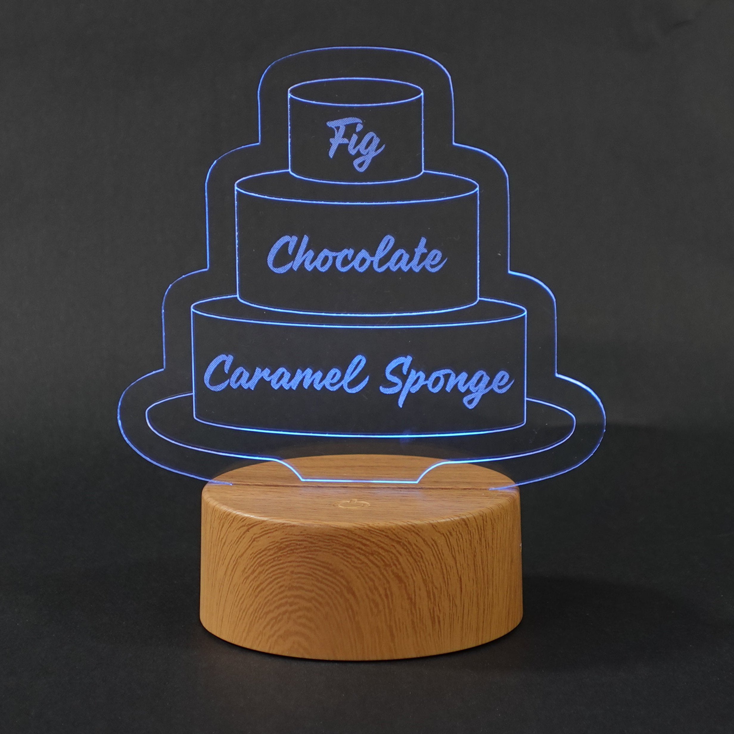 Transparent Glow Sign – Solid Mirage